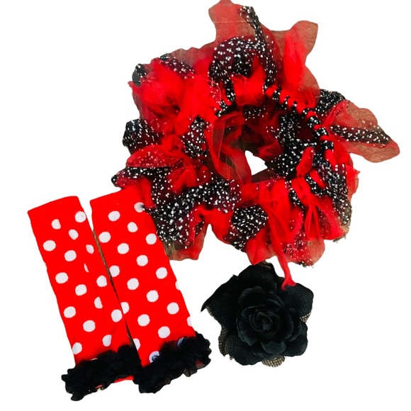 Ladybug Tutu & Accessory Set 2T-4T - Picture 3 of 6
